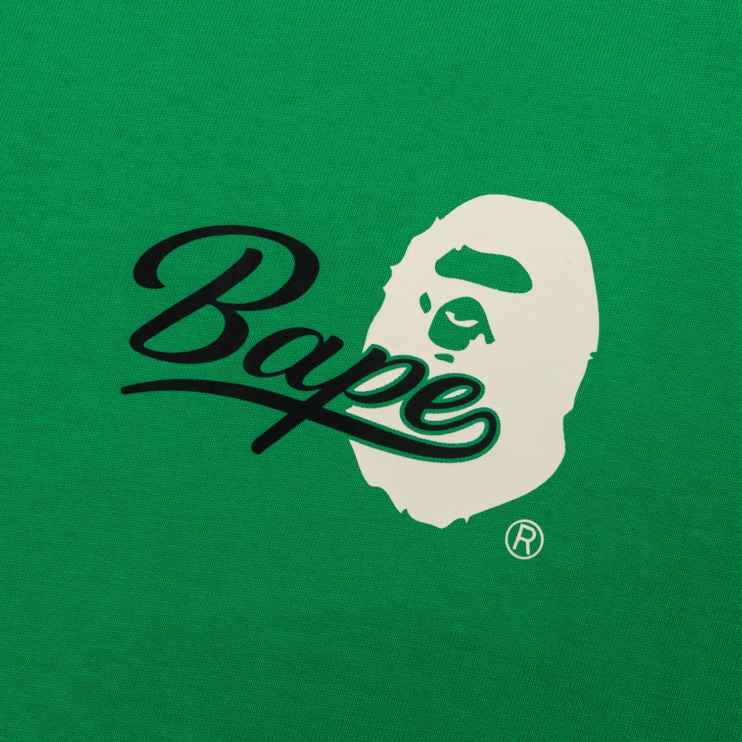 Cursive College Logo Relaxed Fit Tee - Green