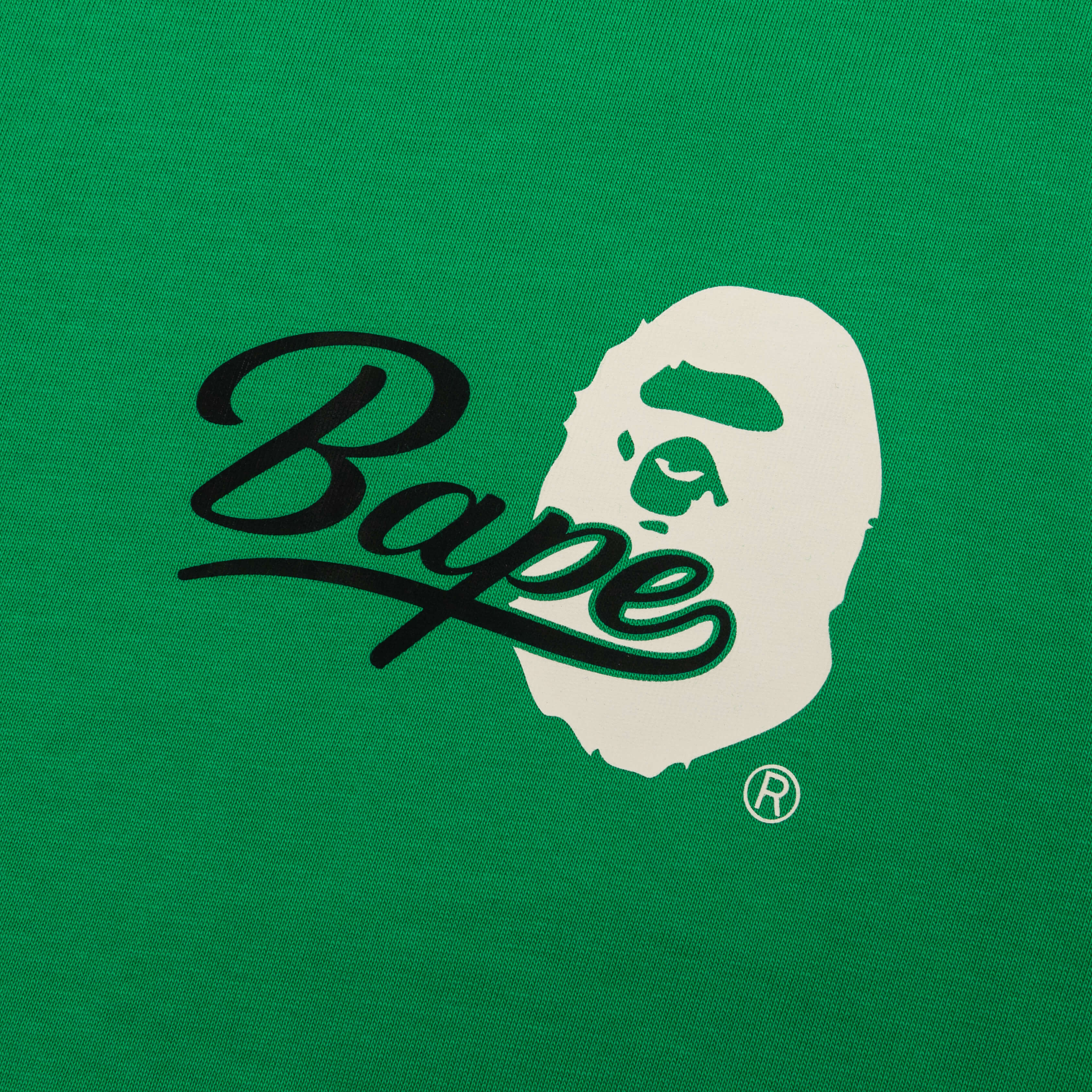 Cursive College Logo Relaxed Fit Tee - Green