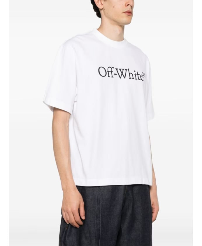 OFF WHITE LOGO PRINT CREW NECK T-SHIRTS