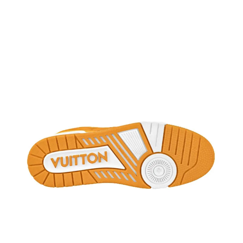 LOUIS VUITTON Trainer Yellow Monogram Denim White