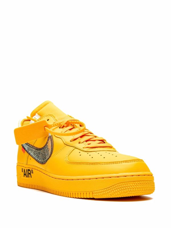 Nike X Off-White
Air Force 1 Low &quot;University Gold&quot; sneakers