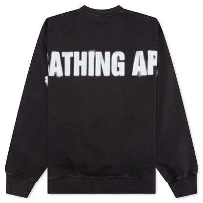 Spray Ape Head Crewneck - Black