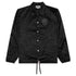 Tonal Solid Camo Coach Jacket - Black