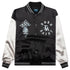 Saint Michael x Born X Raised Satin Jacket - Black/Grey